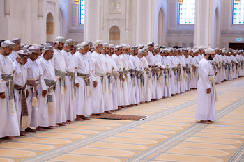 La prière de l’Aïd al Adha à la mosquée Sultan Qaboos, à la wilaya de Nizwa, le 6/6/2025