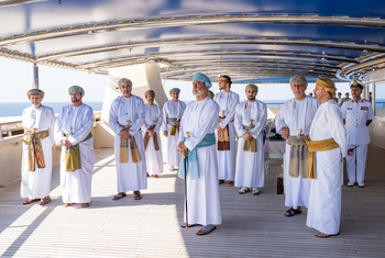 Sa Majesté le Sultan, Commandant suprême, préside la revue de la flotte navale 2025