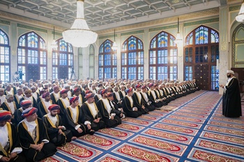Prière de l’Aïd al Fitr à la mosquée Al Khor à Mascate – 20/03/2026