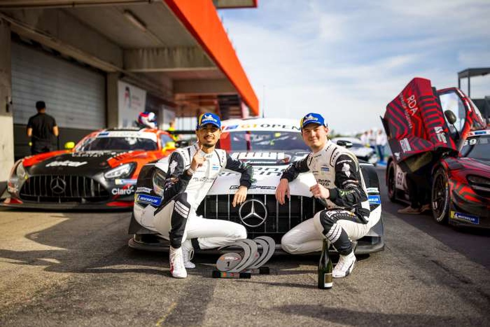Oman’s Al Zubair and German Schiller win the opening round of 2023 International GT Open campaign