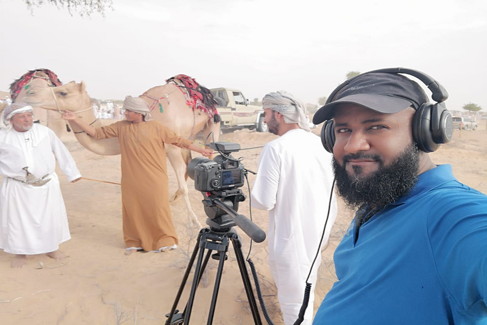 Finishing the filming of the Omani documentary “Ardha” ... The Cultural Bulletin.