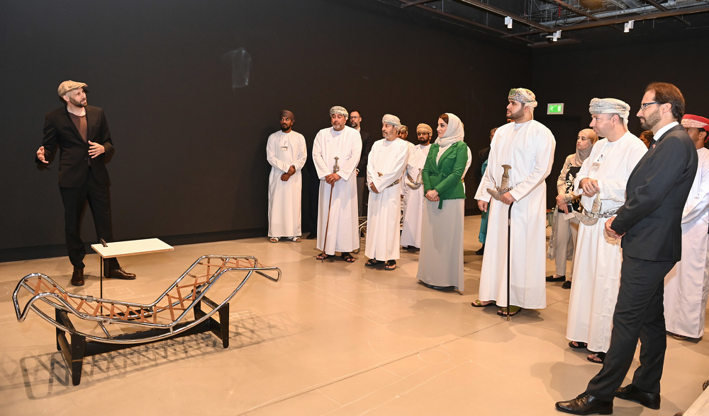 HH Sayyid Bilarab Opens Swiss Non-Conformist Design, Hope 2023 Exhibitions
