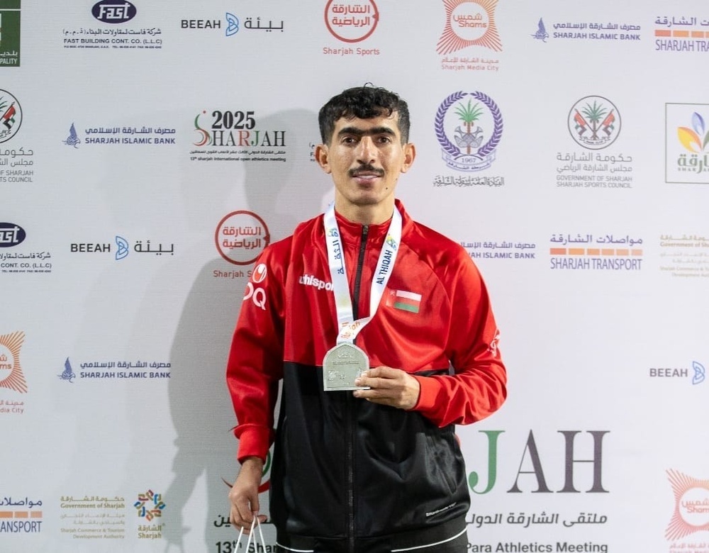 Deux médailles d’argent pour le Sultanat d'Oman au Meeting international de para-athlétisme de Charjah